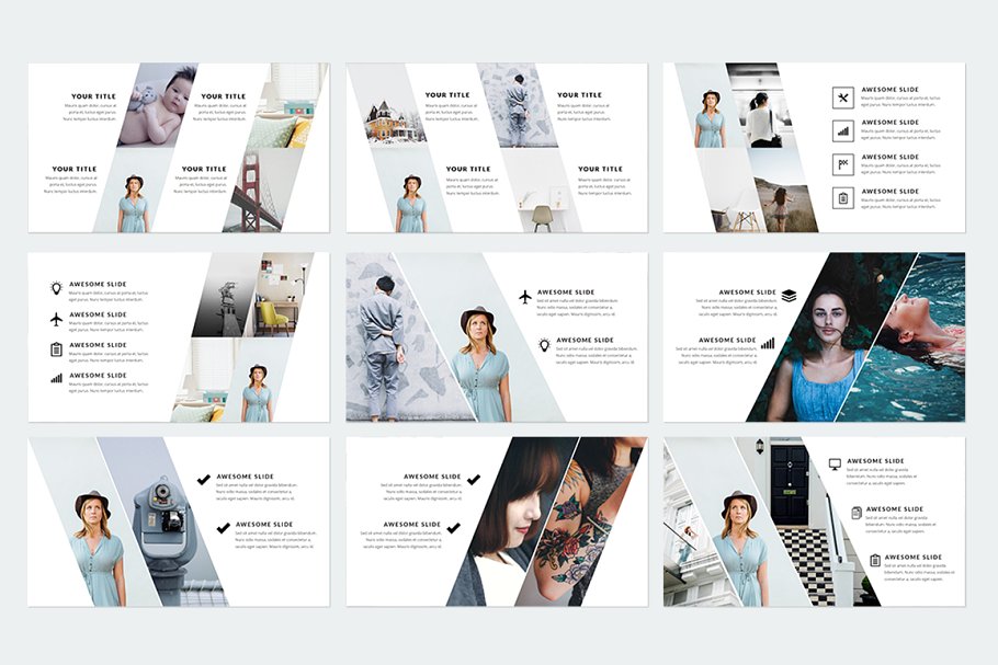 精美ppt模板下载 Prestige Keynote