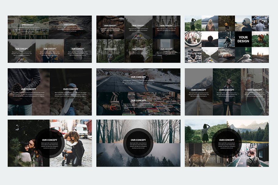 个性ppt素材模板 Trending Keynote