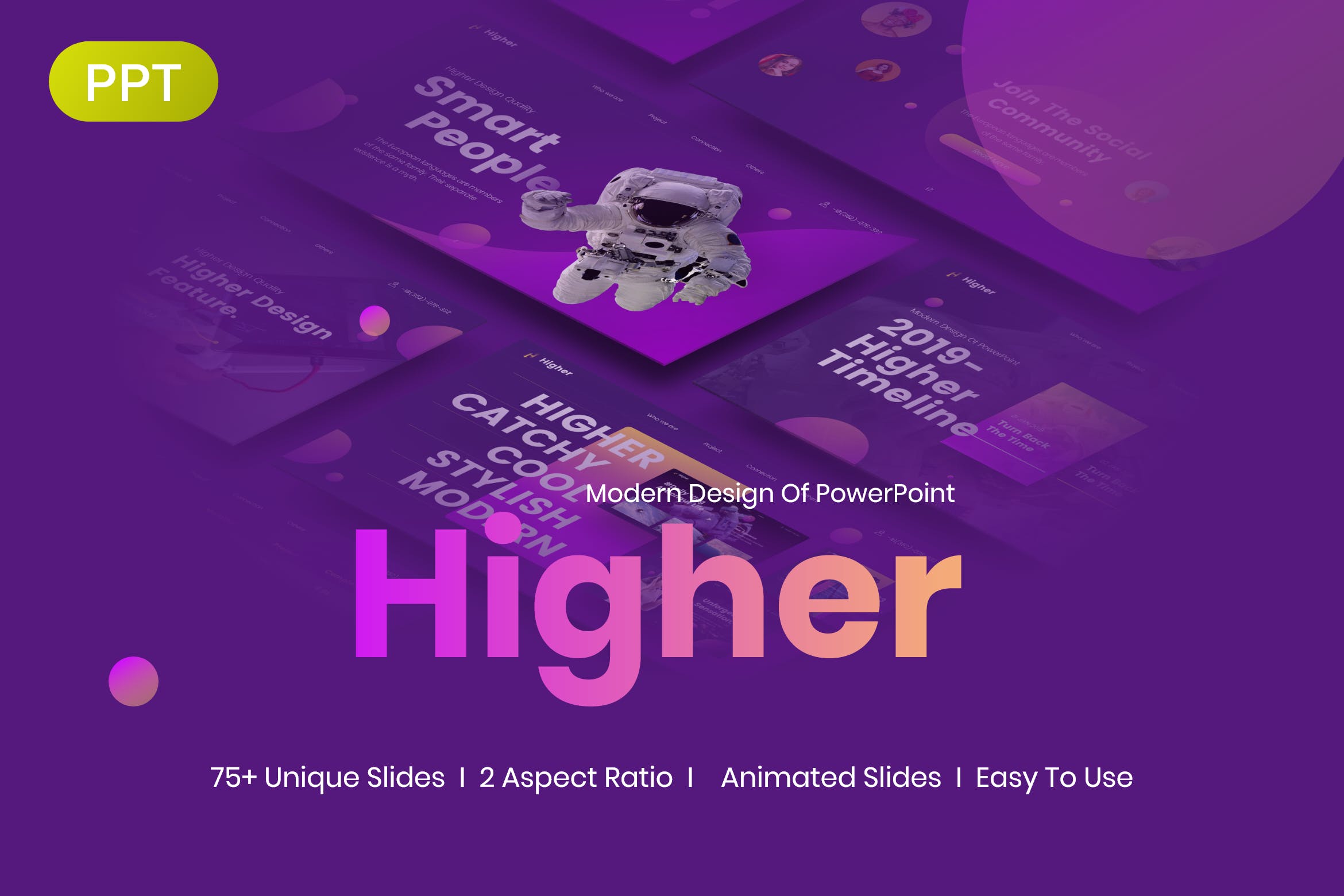 视觉完美设计感极强的精美ppt模板下载 [PPTX]