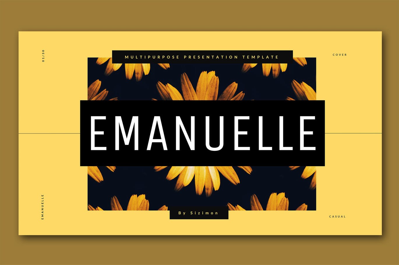 多用途时尚极简主义PPT模板[PPTX]