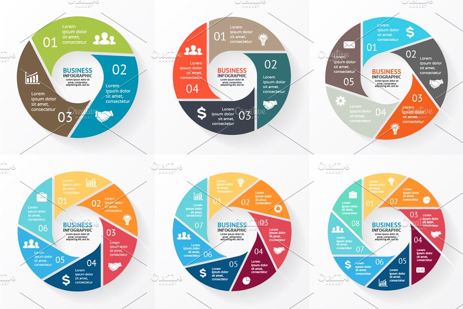 信息图表ppt素材模板 Infographic Elements Vol.4