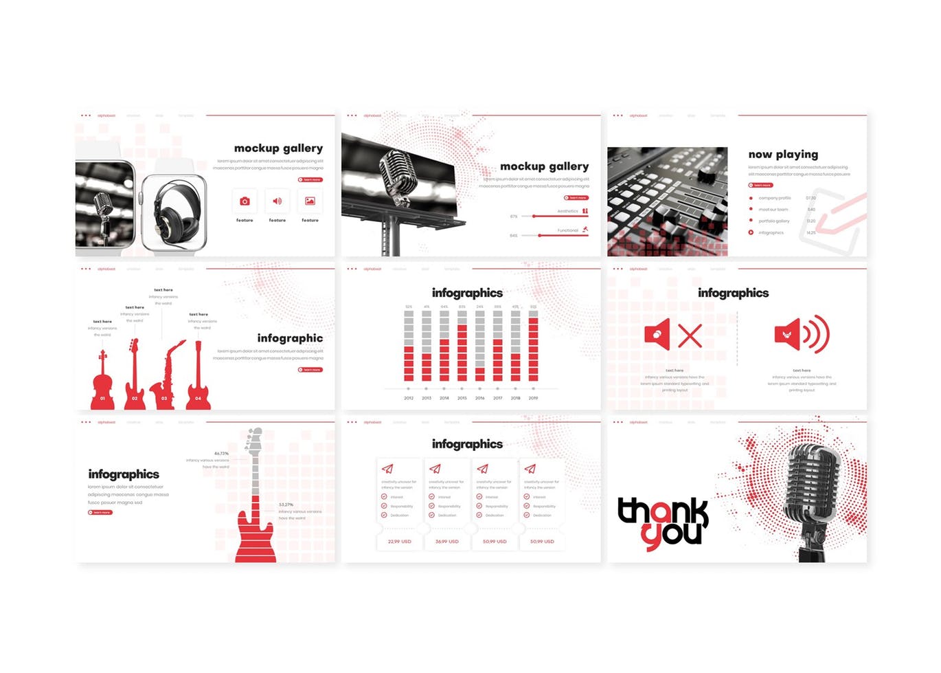 简约时尚得Google Slides谷歌幻灯片演示模板（pptx）
