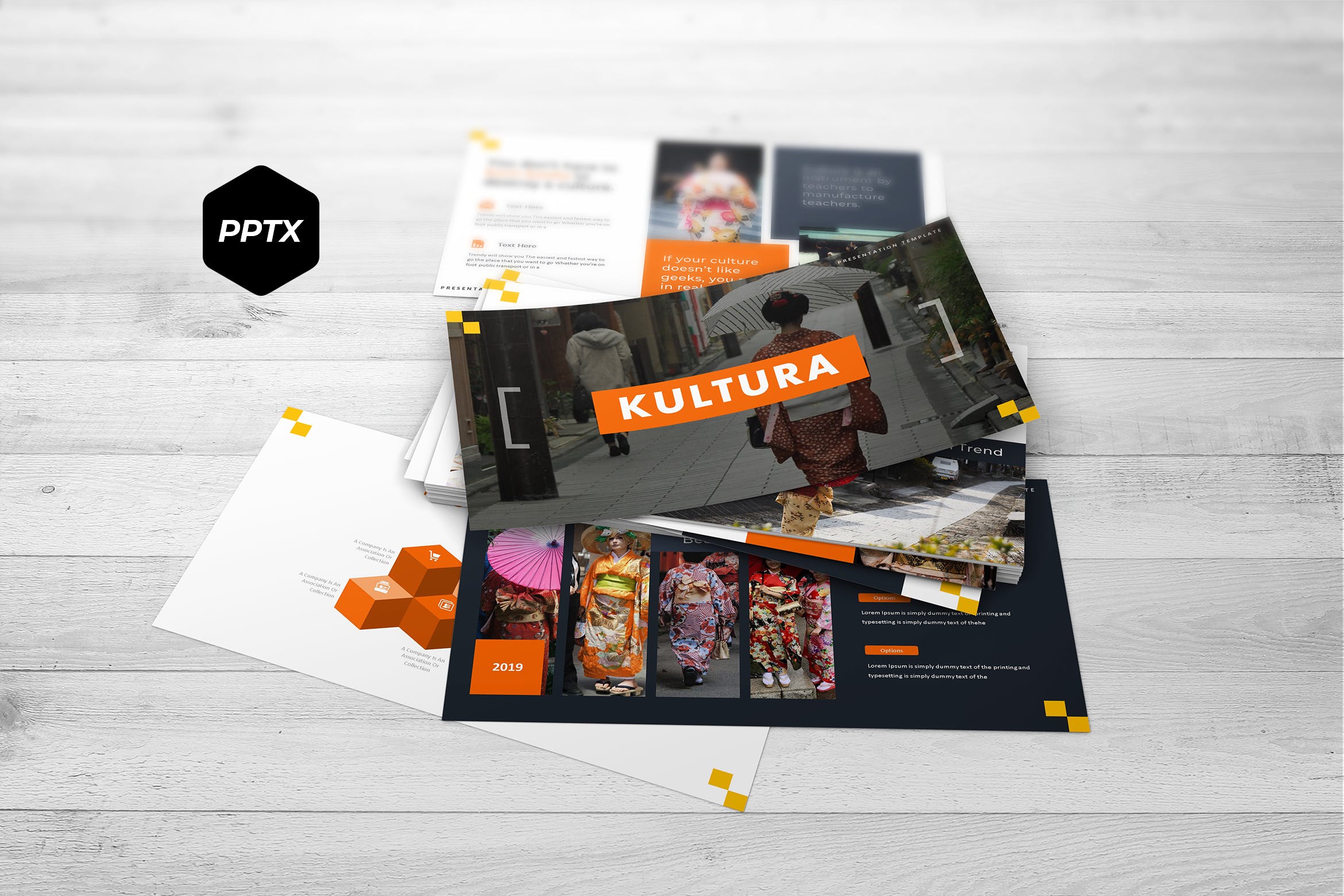 文化与数据介绍主题的好看的ppt模板下载[PPTX]