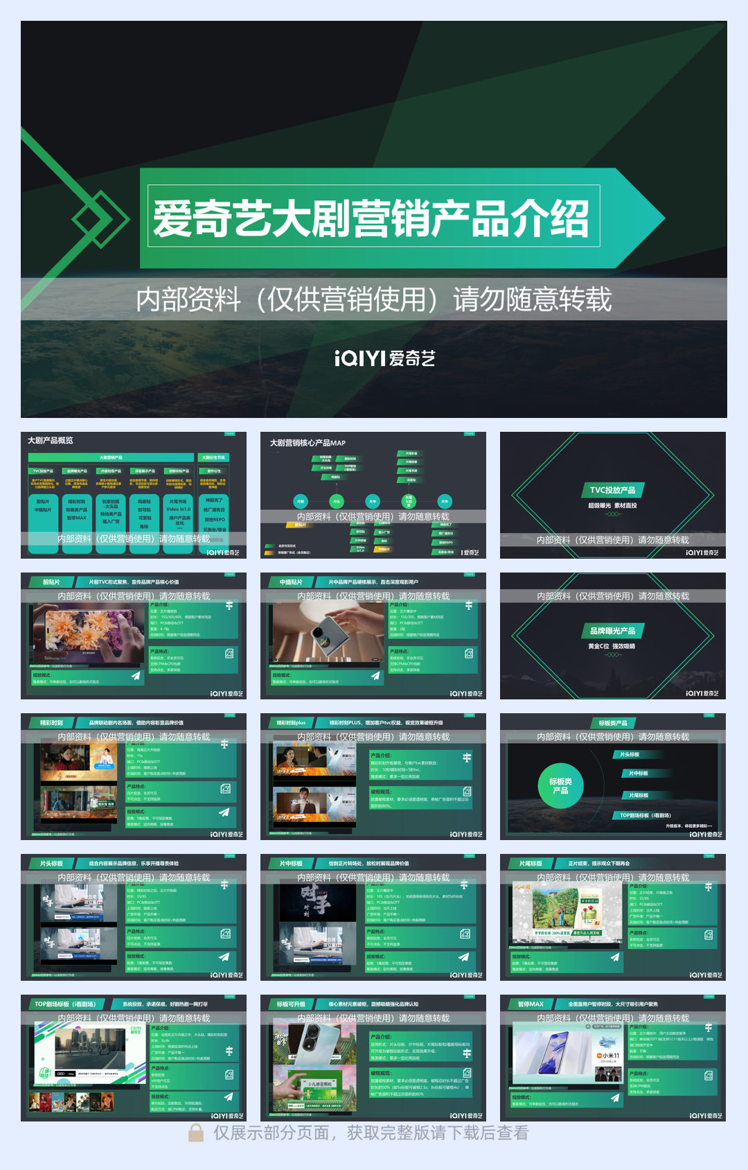 爱奇艺大剧营销产品介绍 1201.pdf