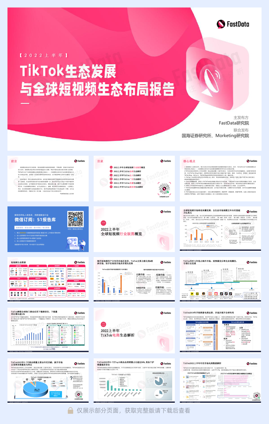 TikTok生态发展与全球短视频生态布局报告-FastData研究院-2022-44页.pdf