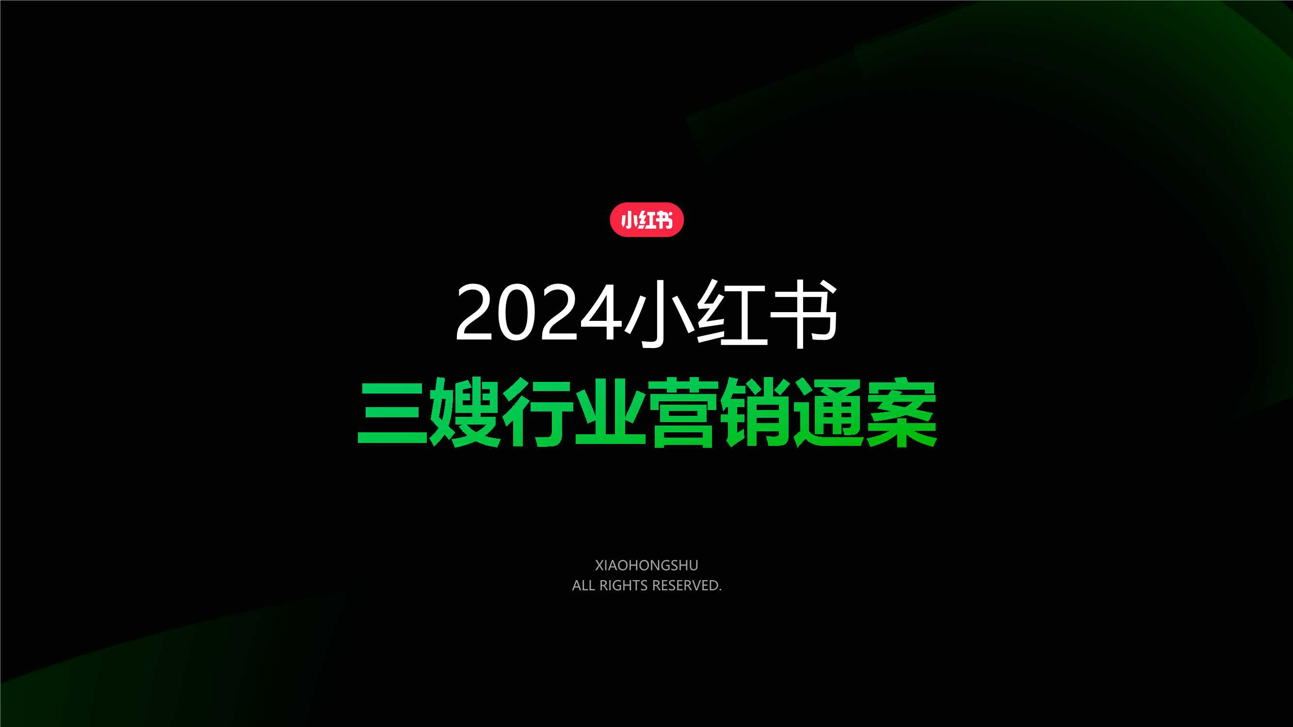 2024小红书三嫂行业营销通案.pdf