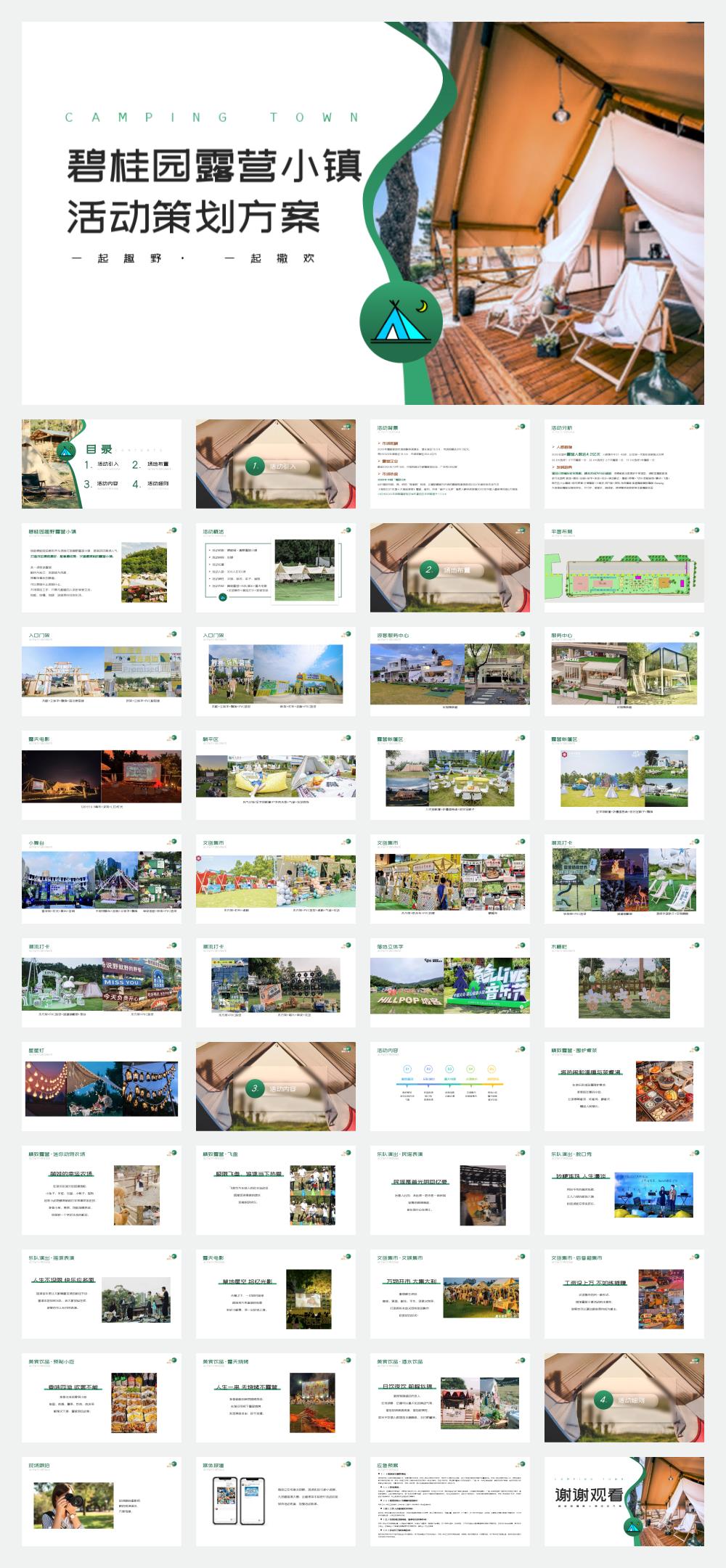 碧桂园露营小镇活动策划方案.pptx