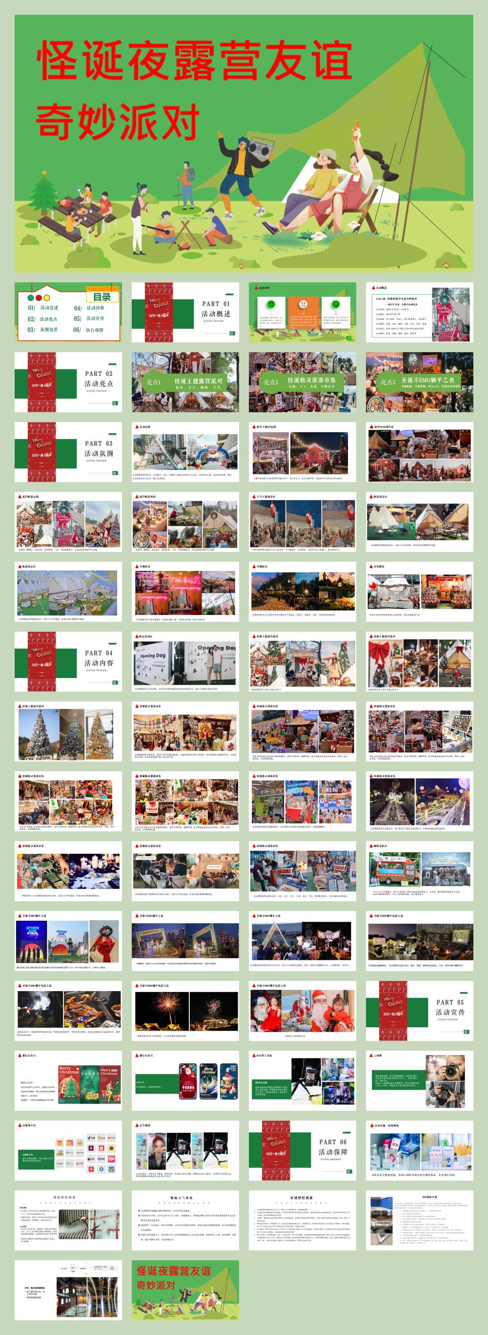 怪诞夜露营友谊奇妙派对.pptx