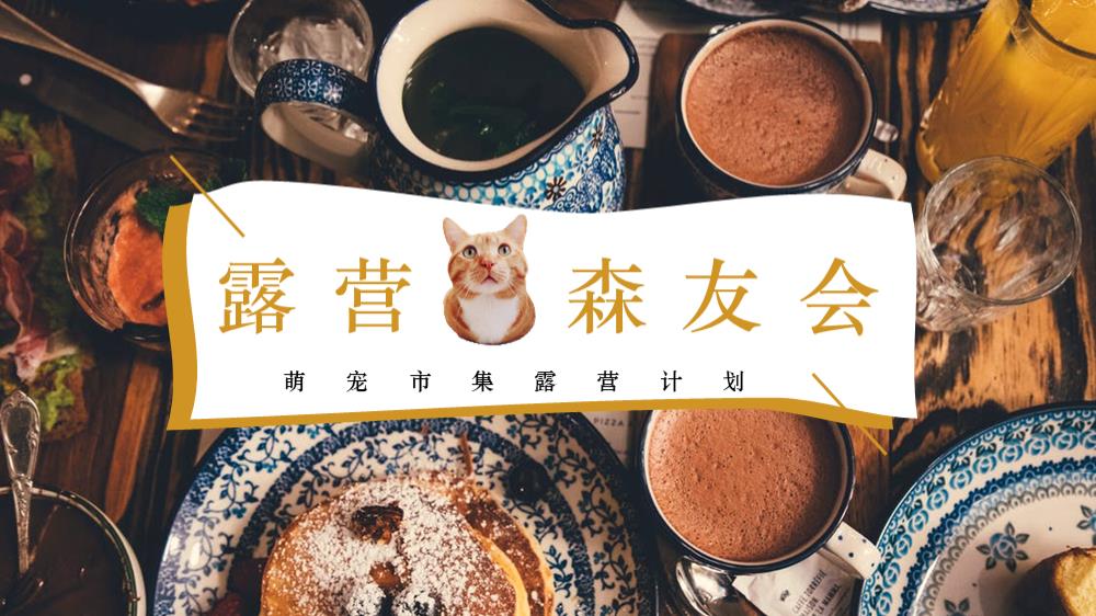 露营森友会——萌宠市集露营计划活动方案.pptx