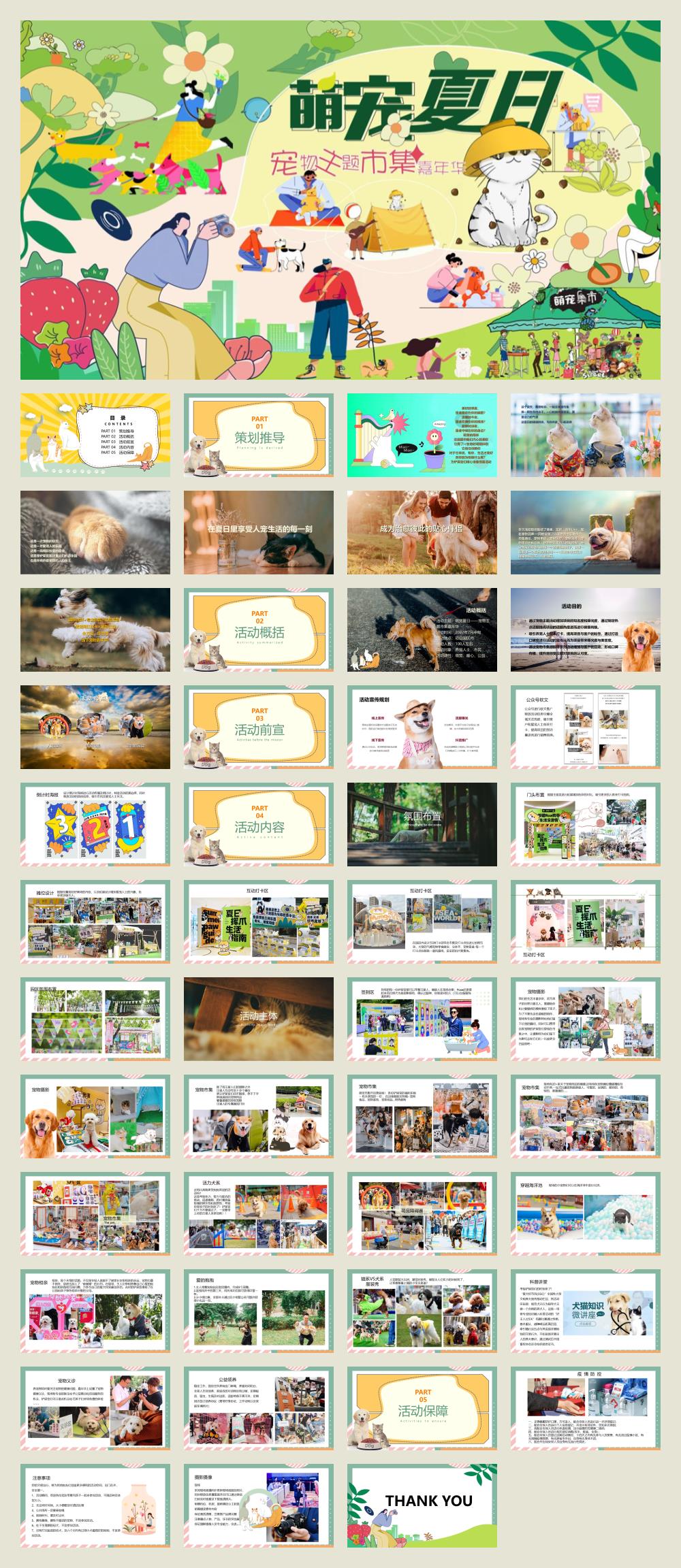 商业购物中心宠物主题市集嘉年华“萌宠夏日”主题活动策划方案活动策划 萌宠 集市.pptx