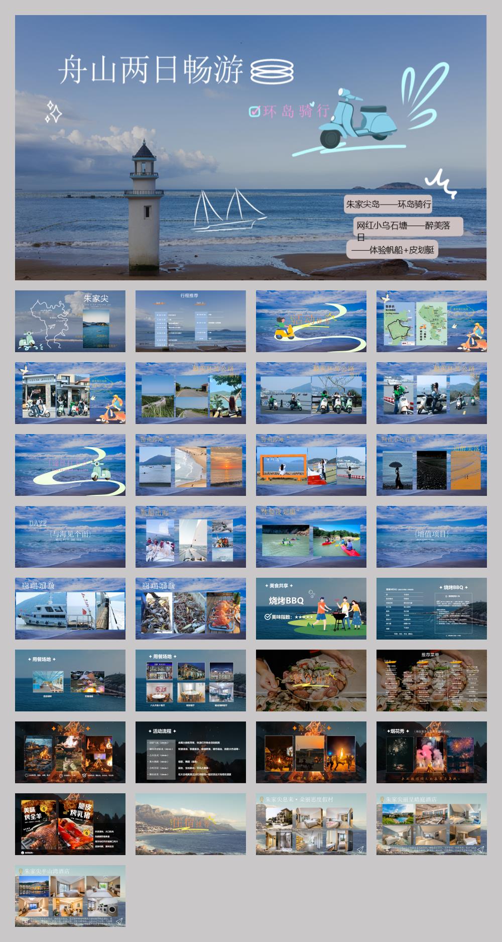 夏日露营文旅团建拓展 环岛骑行活动策划方案【夏季活动】【旅游】.pptx