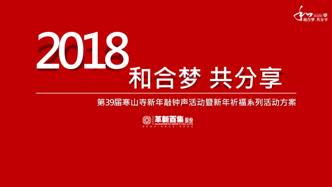 2018寒山寺新年敲钟暨祈福系列活动策划方案.pptx