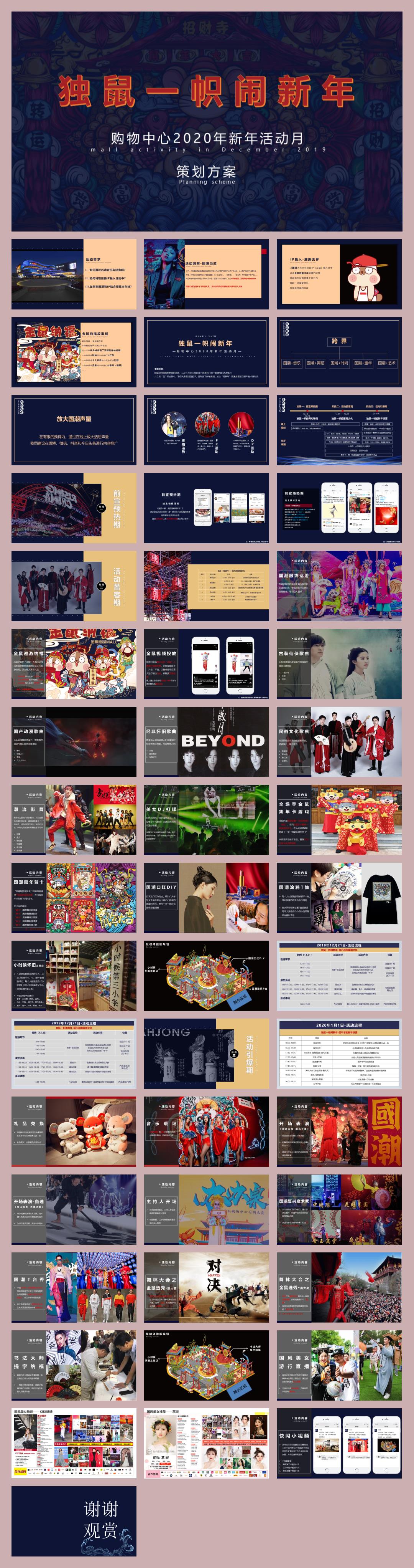 2020商业广场新年活动月(独鼠一帜闹新年主题)活动策划方案-50P.pptx