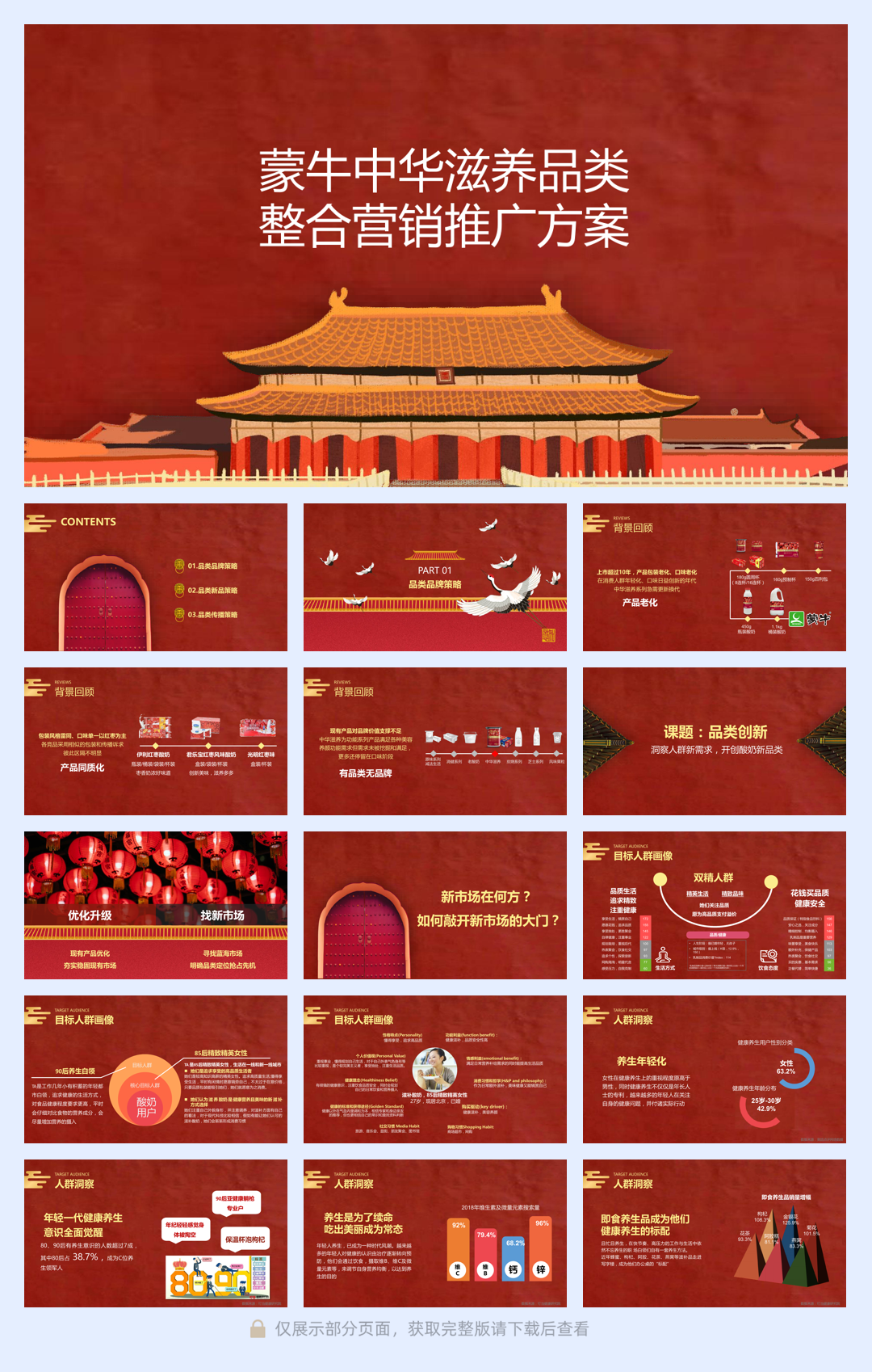 蒙牛中华滋养品类整合营销推广方案.pdf