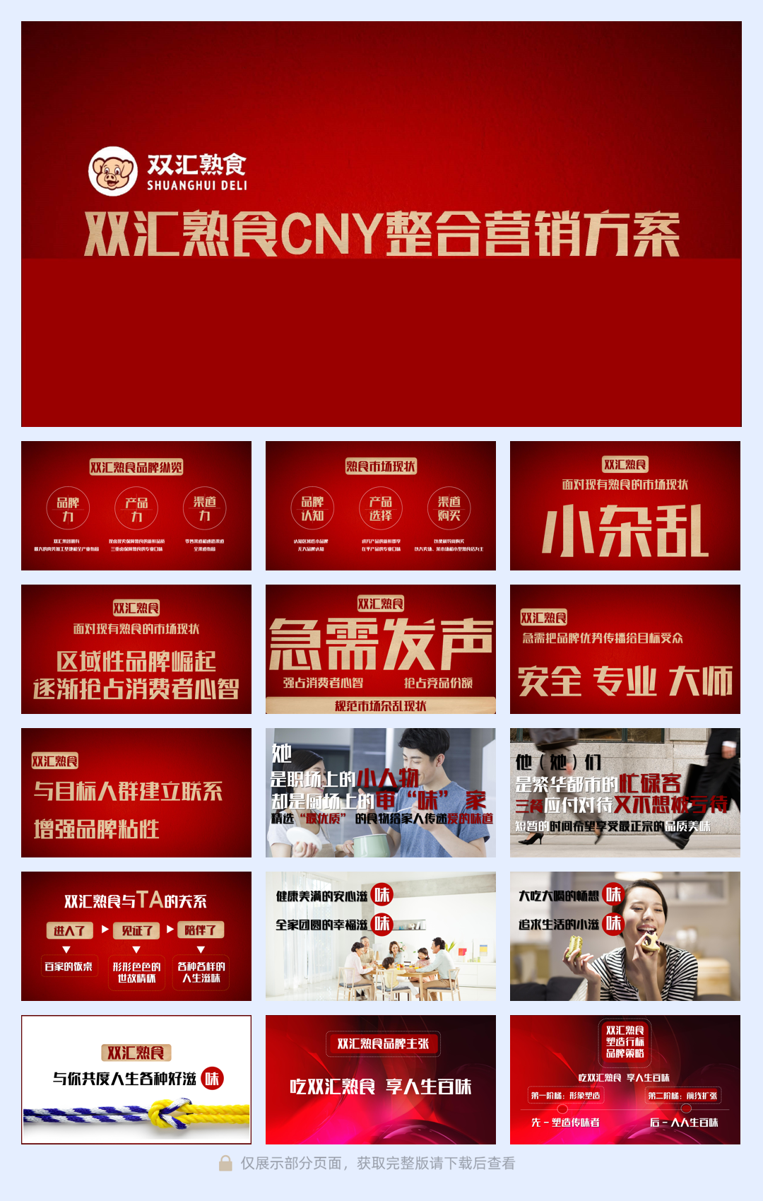 双汇熟食CNY整合营销方案.pdf