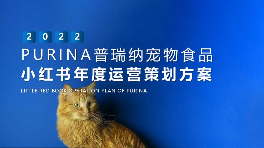 PURINA普瑞纳宠物食品小红书年度运营策划方案.pptx