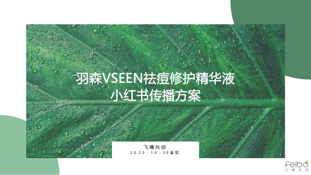 羽森VSEEN祛痘修护精华液小红书种草方案.pptx