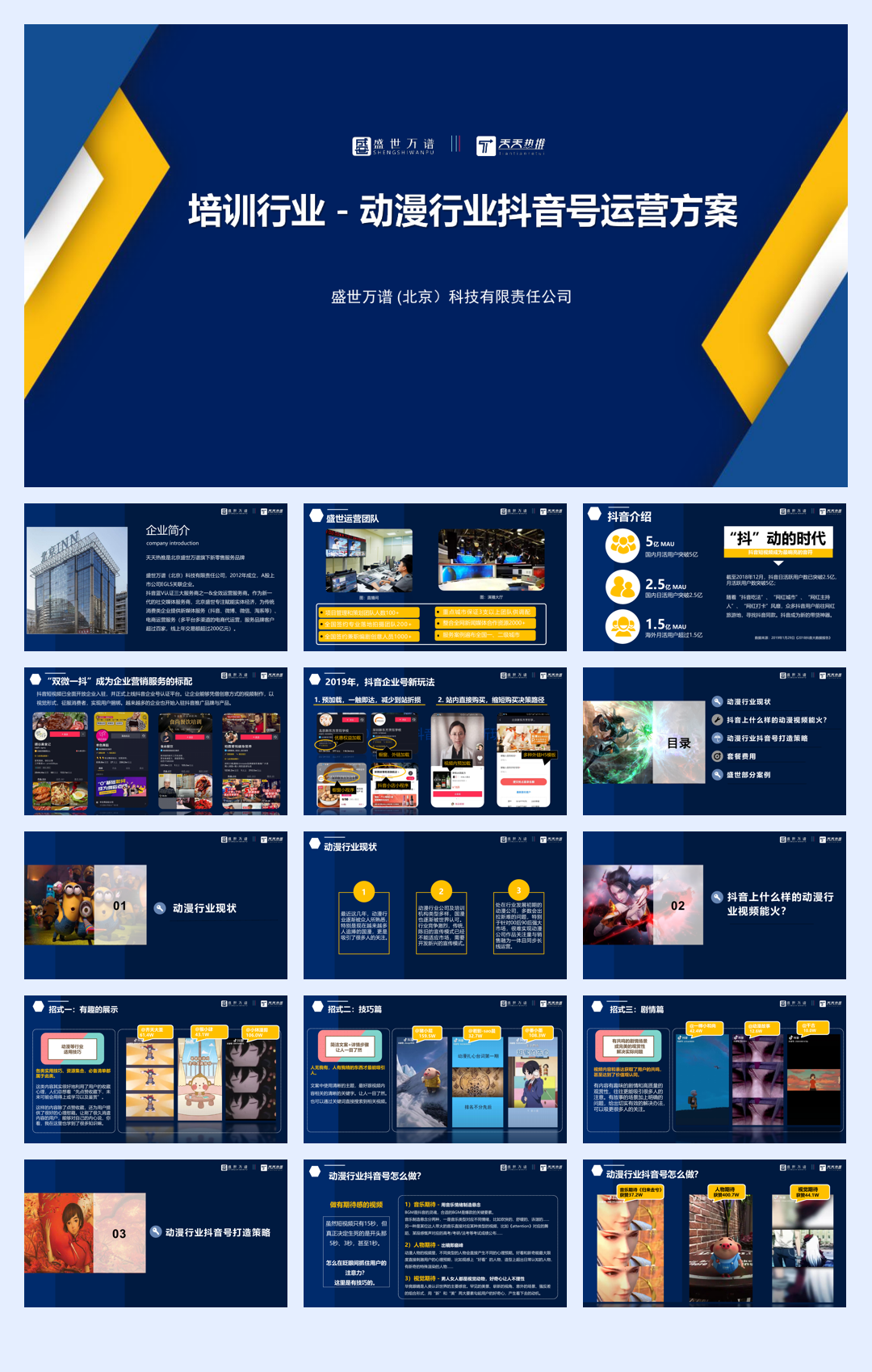 动漫行业抖音运营方案.pdf