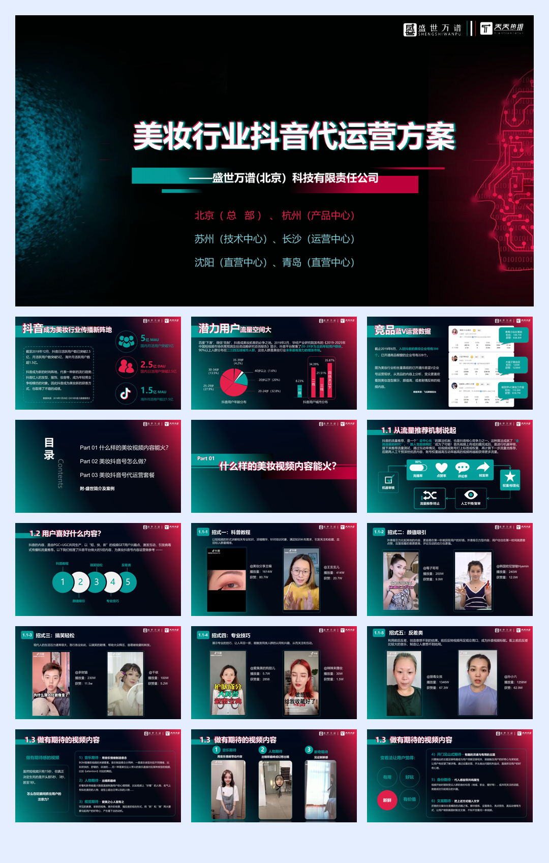 美妆行业  抖音代运营方案.pdf