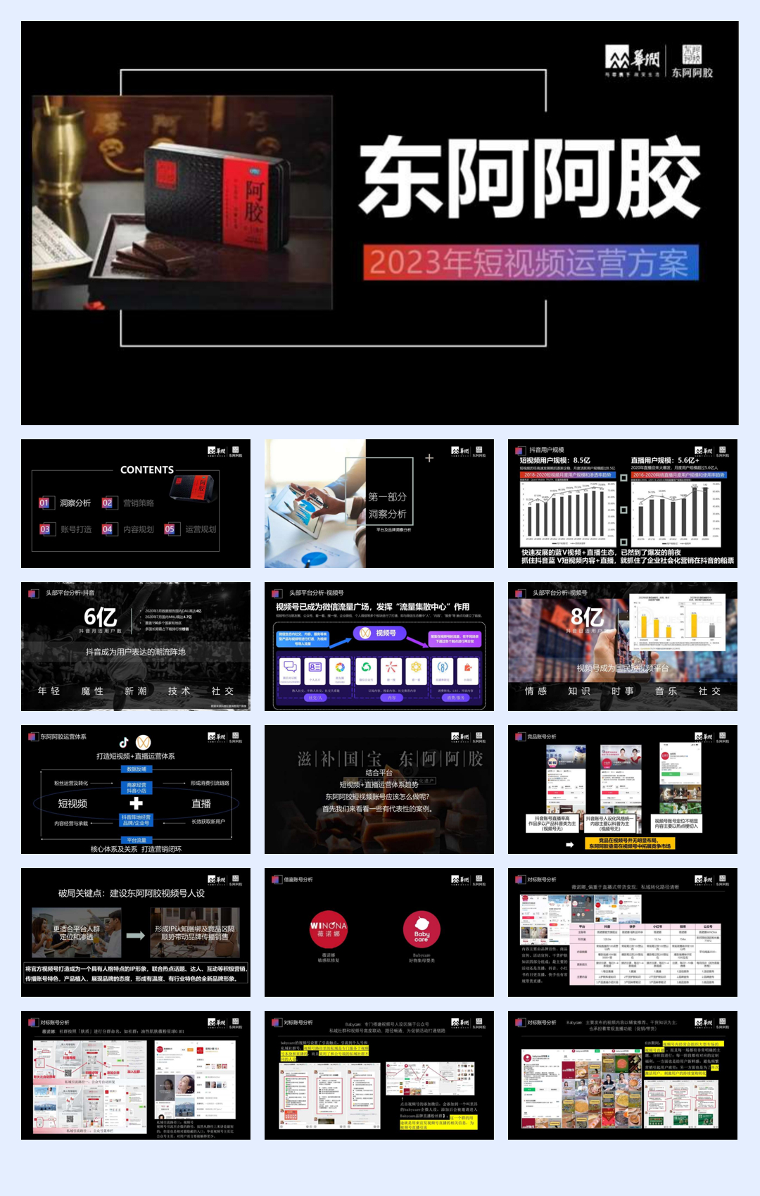 品牌策划丨东阿阿胶养生滋补品牌年度短视频运营规划方案.pdf