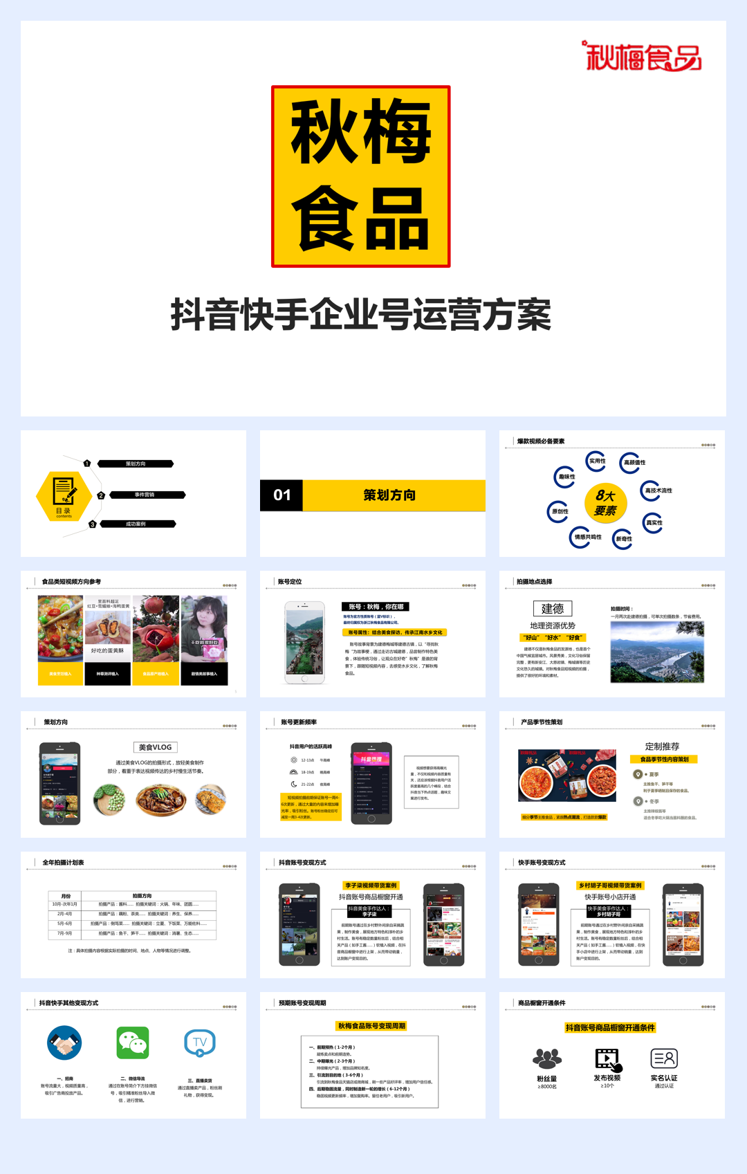 秋梅食品抖音运营方案.pdf