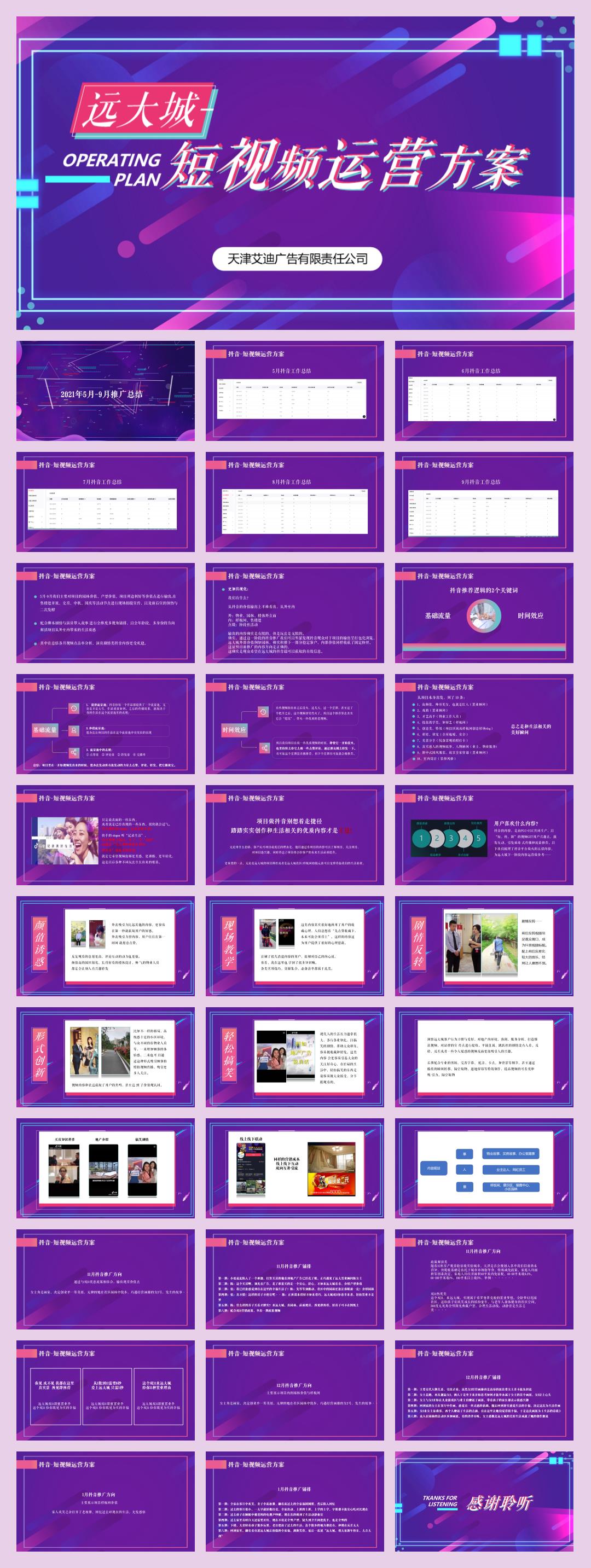 远大城2021年11月-2022年1月抖音推广方案.pptx