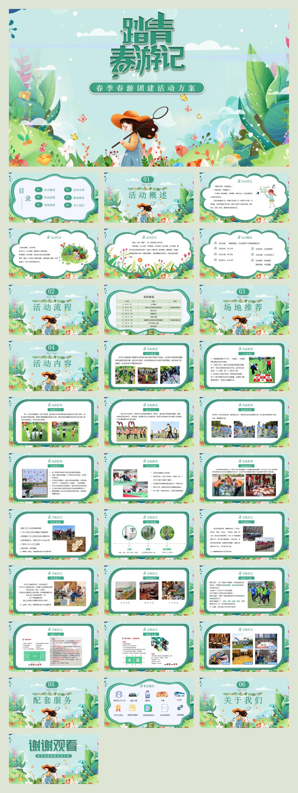 “踏青春游记”春季春游团建活动方案.pptx