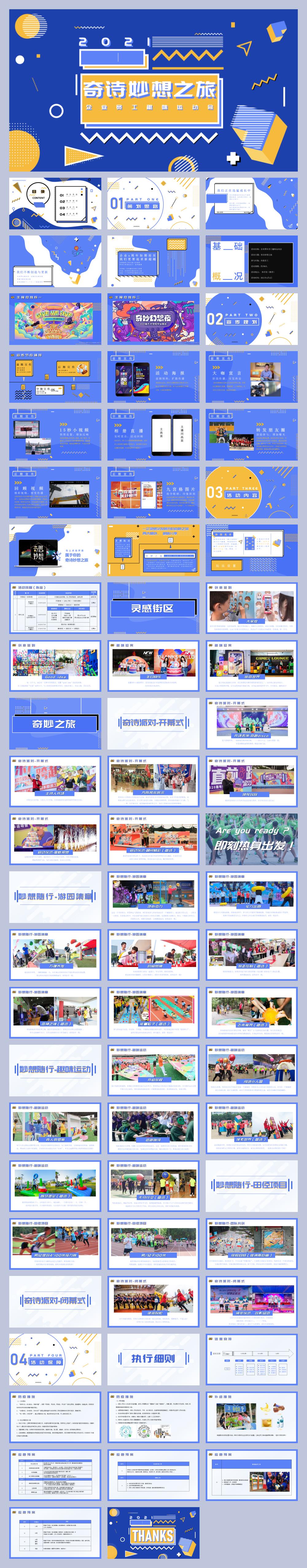 企业周年员工趣味运动会奇诗妙想之旅主题活动策划方案.pptx