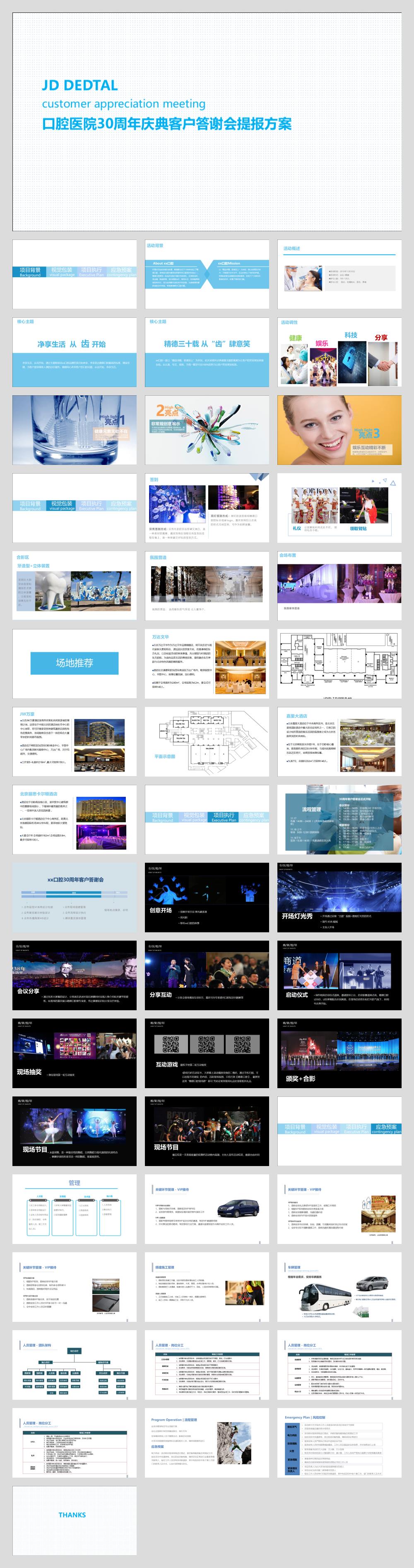 2018口腔医院30周年庆典客户答谢会提报方案-50P.pptx