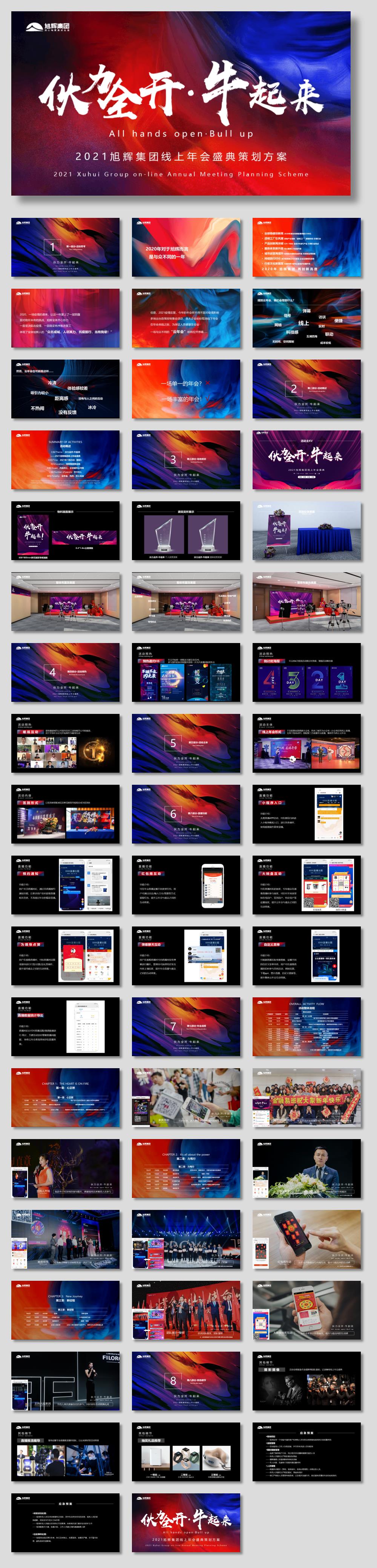 2021-集团线上年会盛典「伙力全开·牛起来主题」活动策划方案-57页.pptx