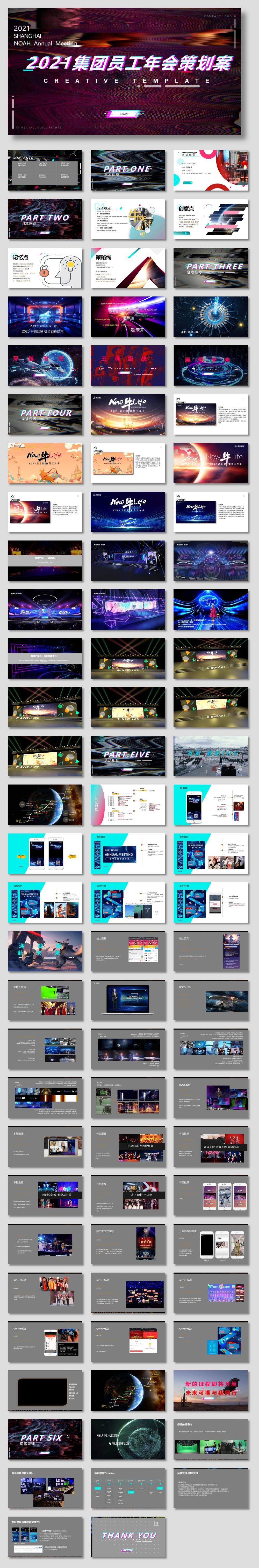 2021集团员工线上年会活动策划方案（详细版）.pptx