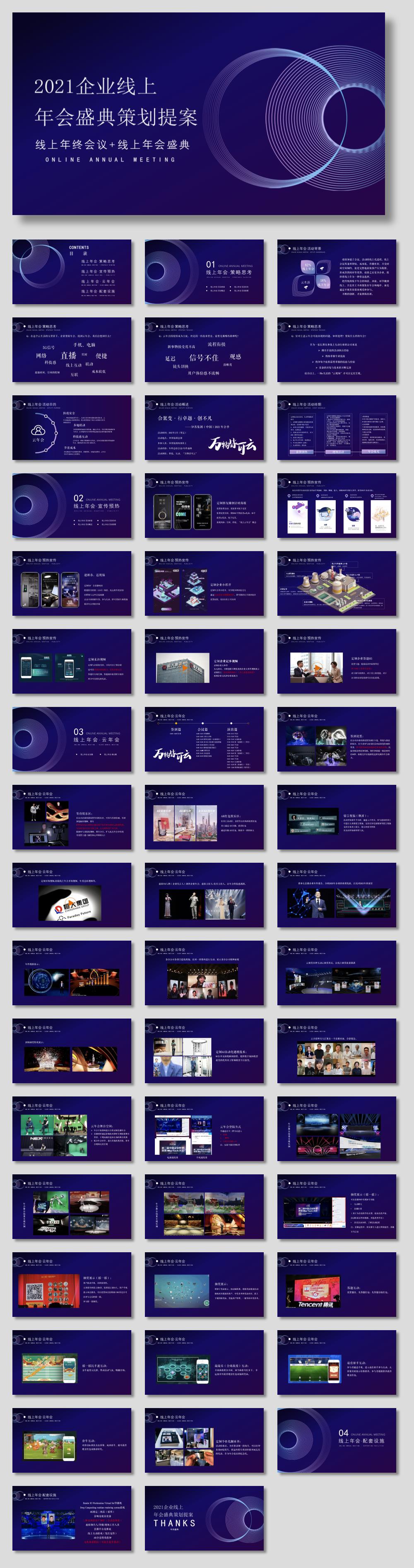 2021企业年线上年会·云年会（含会议+演出）活动策划方案.pptx