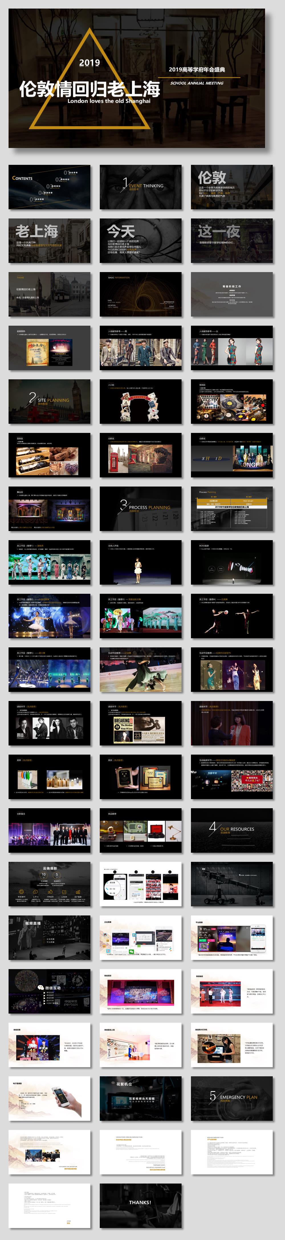 高等学府年会盛典(伦敦情回归老上海主题)活动策划方案-60P.pptx