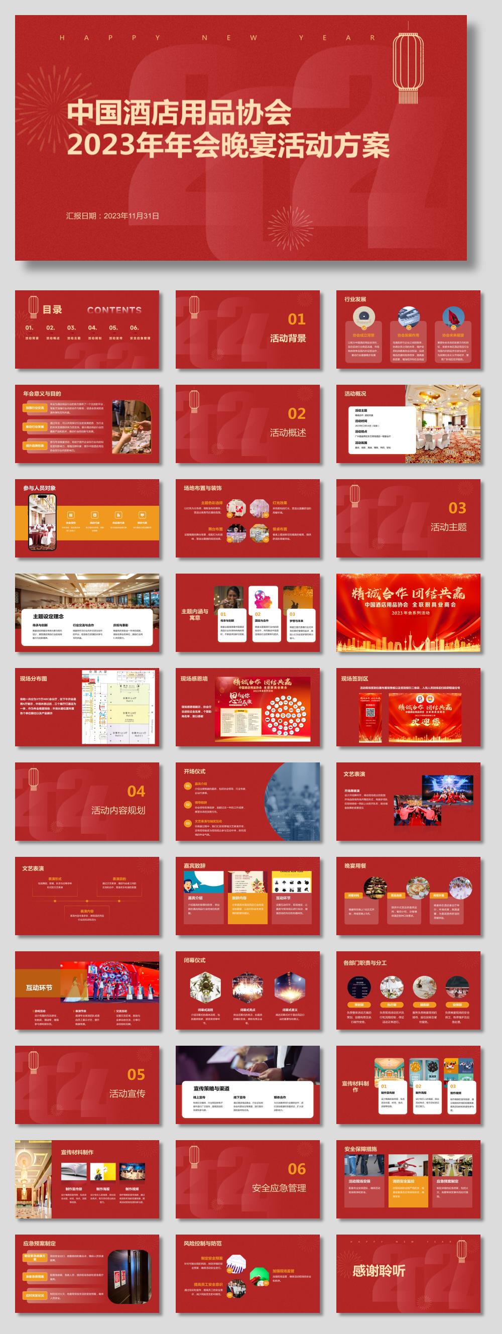 酒店用品协会年终年会晚宴活动方案-11.28.pptx
