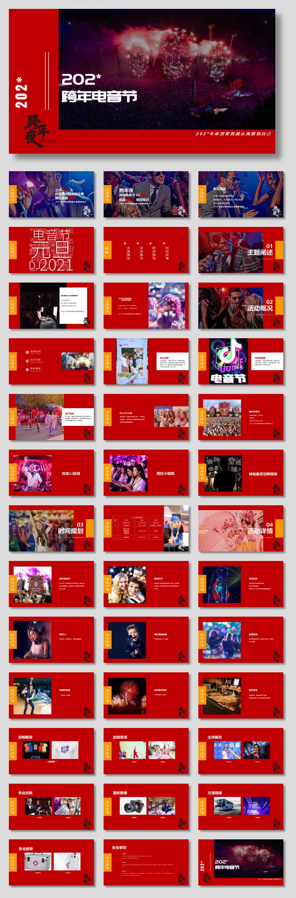 跨年电音节音乐节跨年夜年会晚会嘉年华活动策划方案.pptx