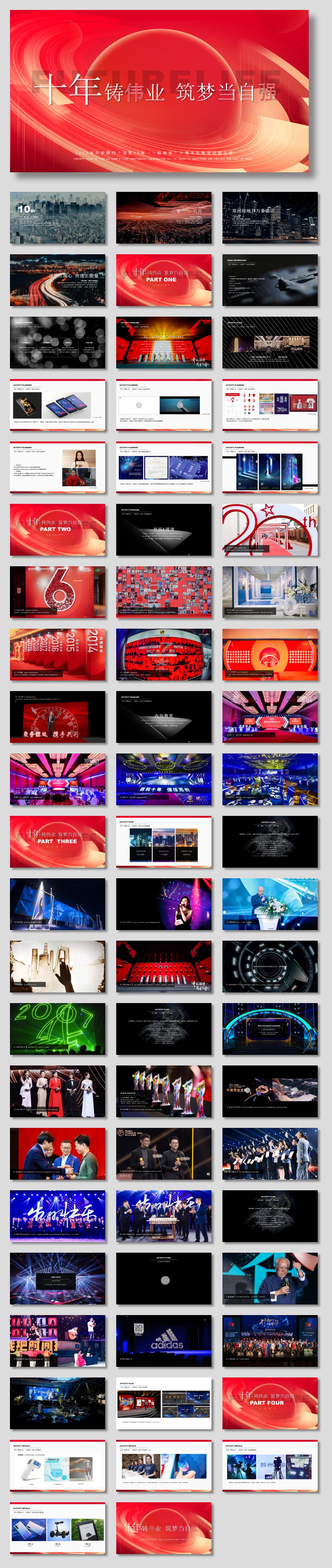 平安银行“感恩10年·一路有你”十周年庆典活动概念案.pptx