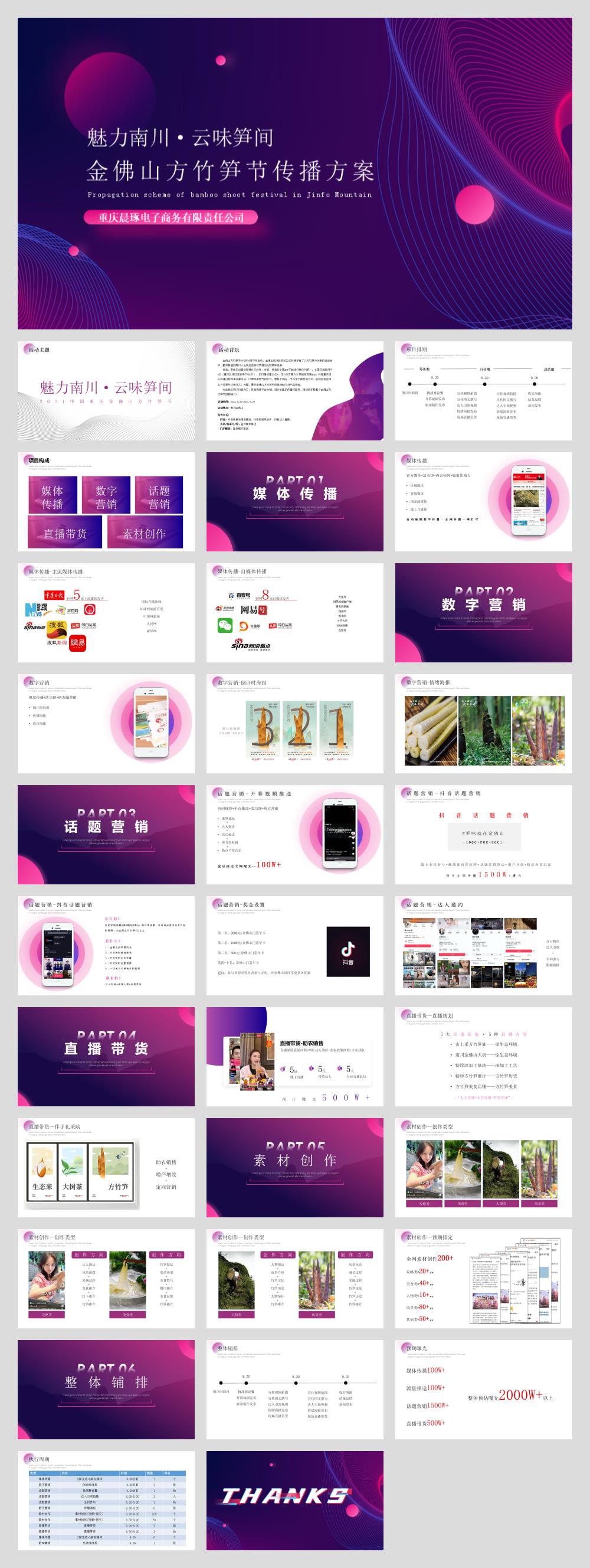 “云味笋间”:地市特产方竹笋节线上方案.pptx