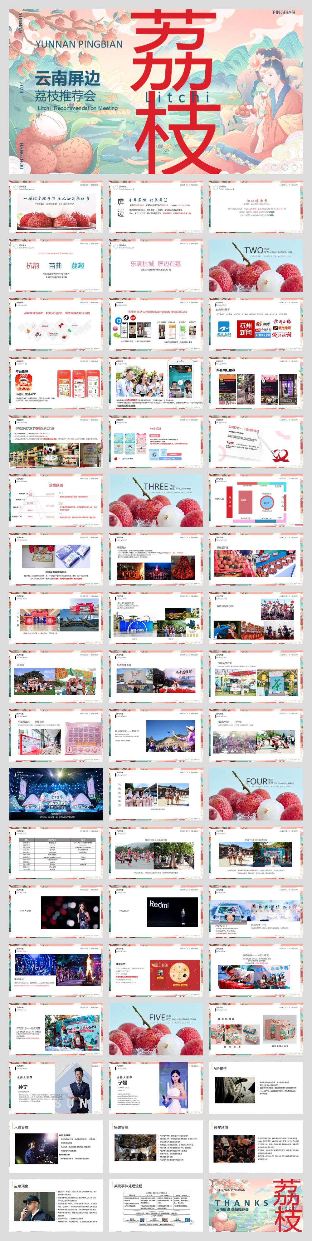 2024云南屏边荔枝推荐会活动策划方案-55P.pptx