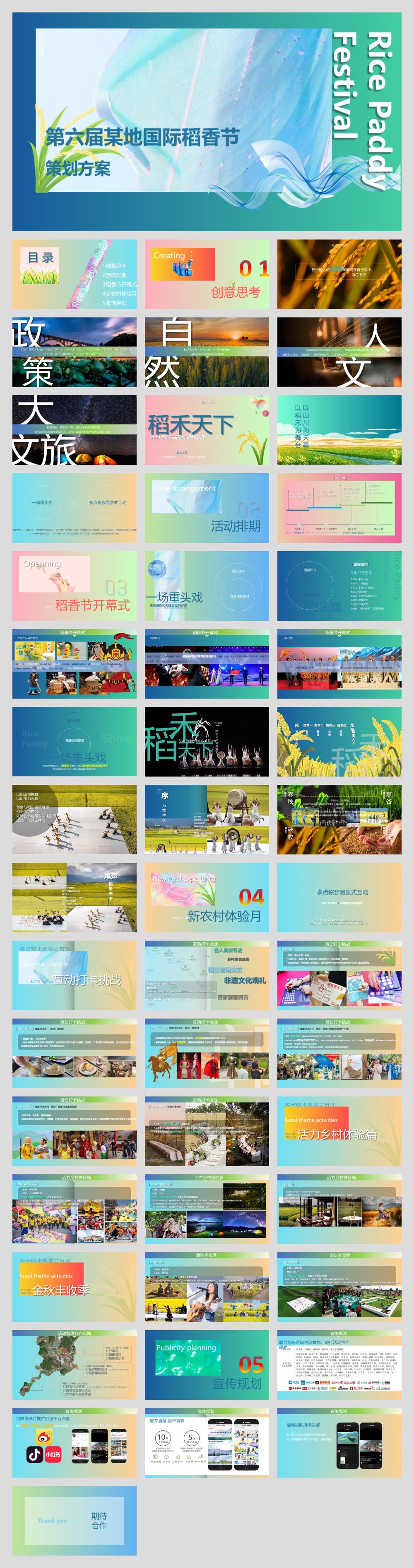 第六届国际稻香节（稻禾天下主题）活动策划方案-50P.pptx