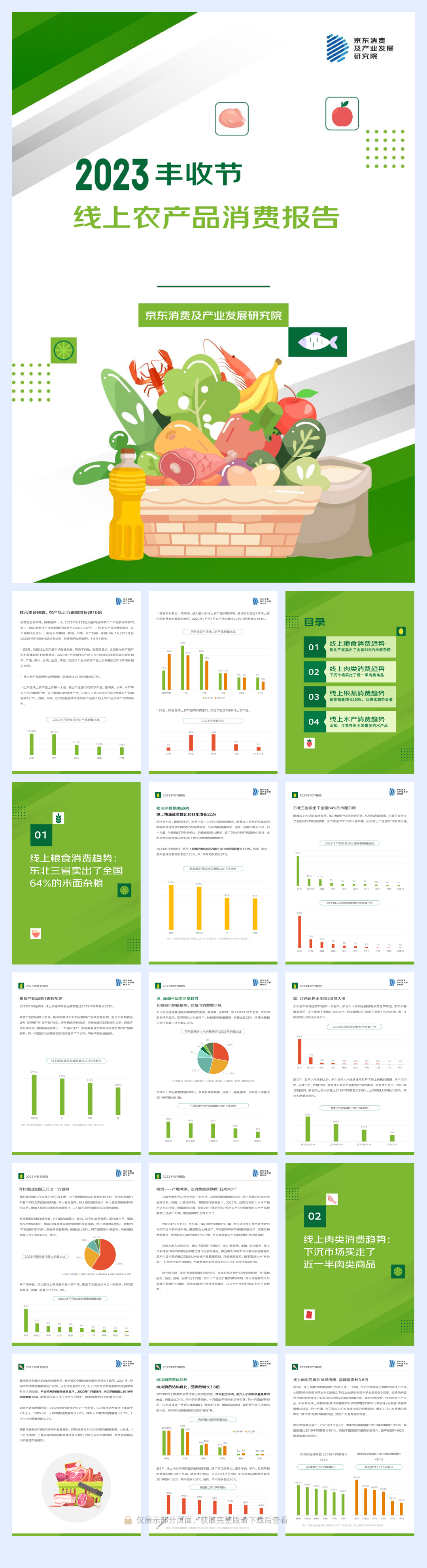 京东：2023丰收节线上农产品消费报告.pdf