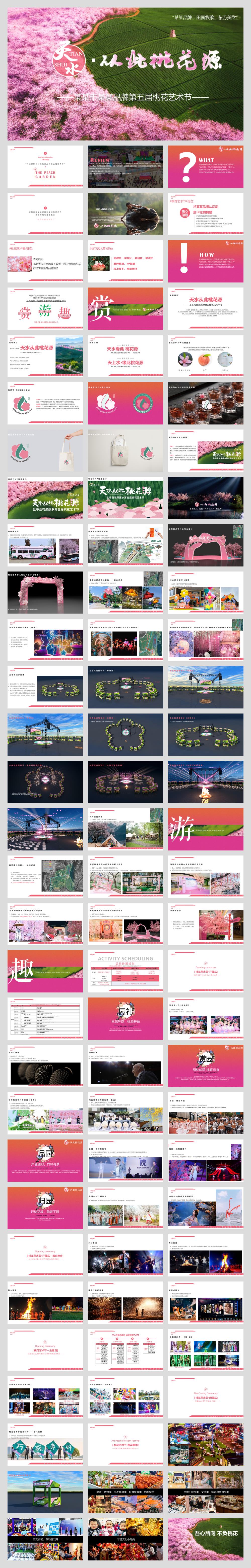 某某市第五届桃花艺术节l.pptx