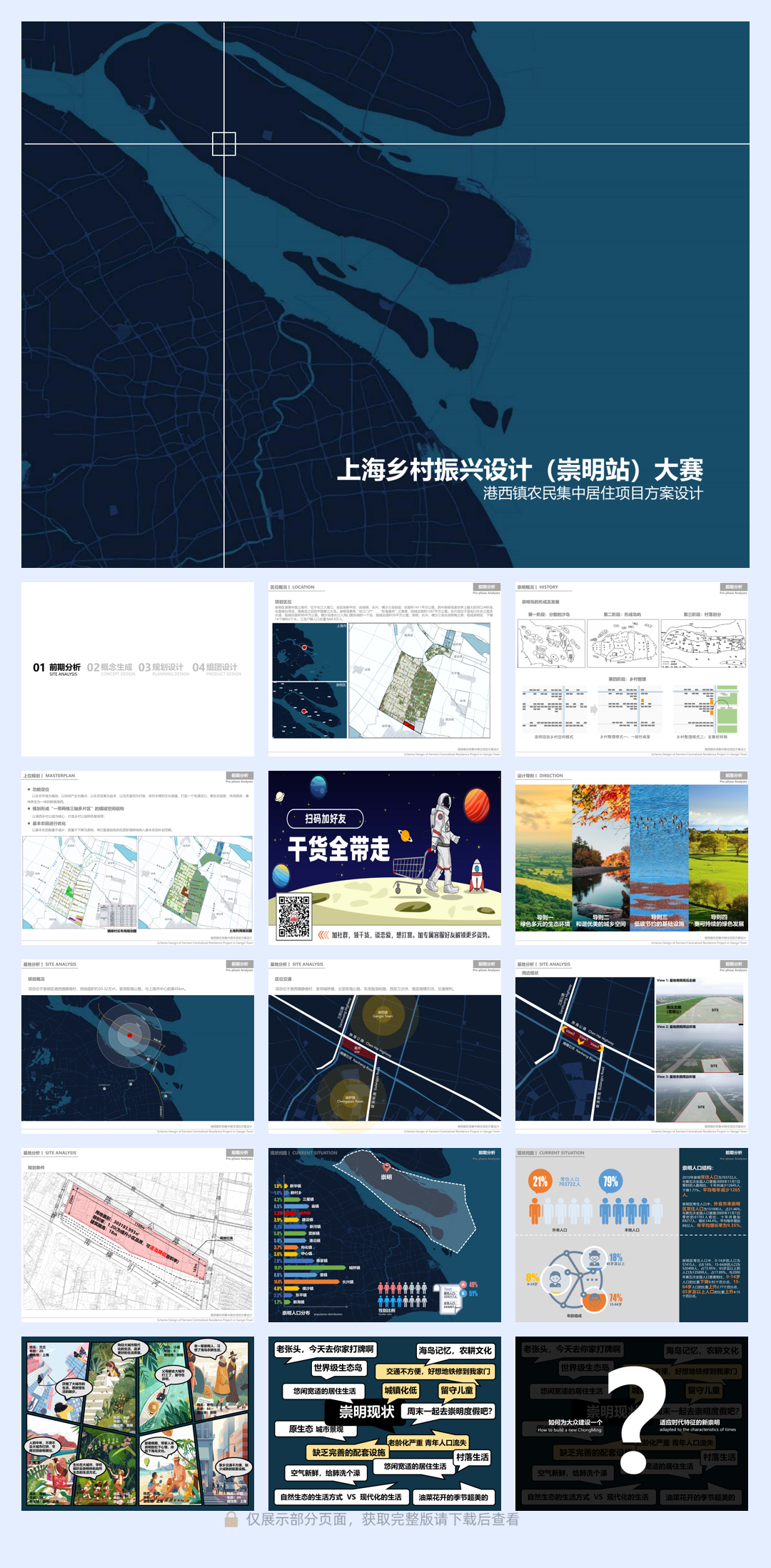上海乡村振兴设计崇明站大赛港西镇农民集中居住项目.pdf
