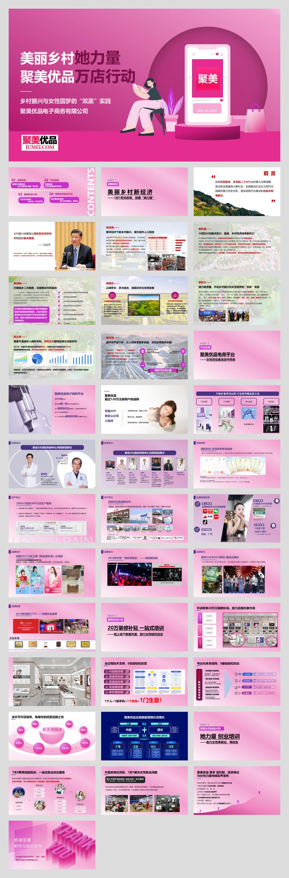 乡村振兴“她”经济—零美云合电子商务方案飞机稿版.pptx