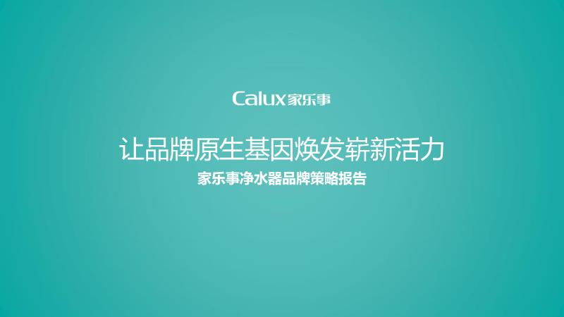 42–家用净水器品牌策略报告【家居家电】【品牌全案】.pptx