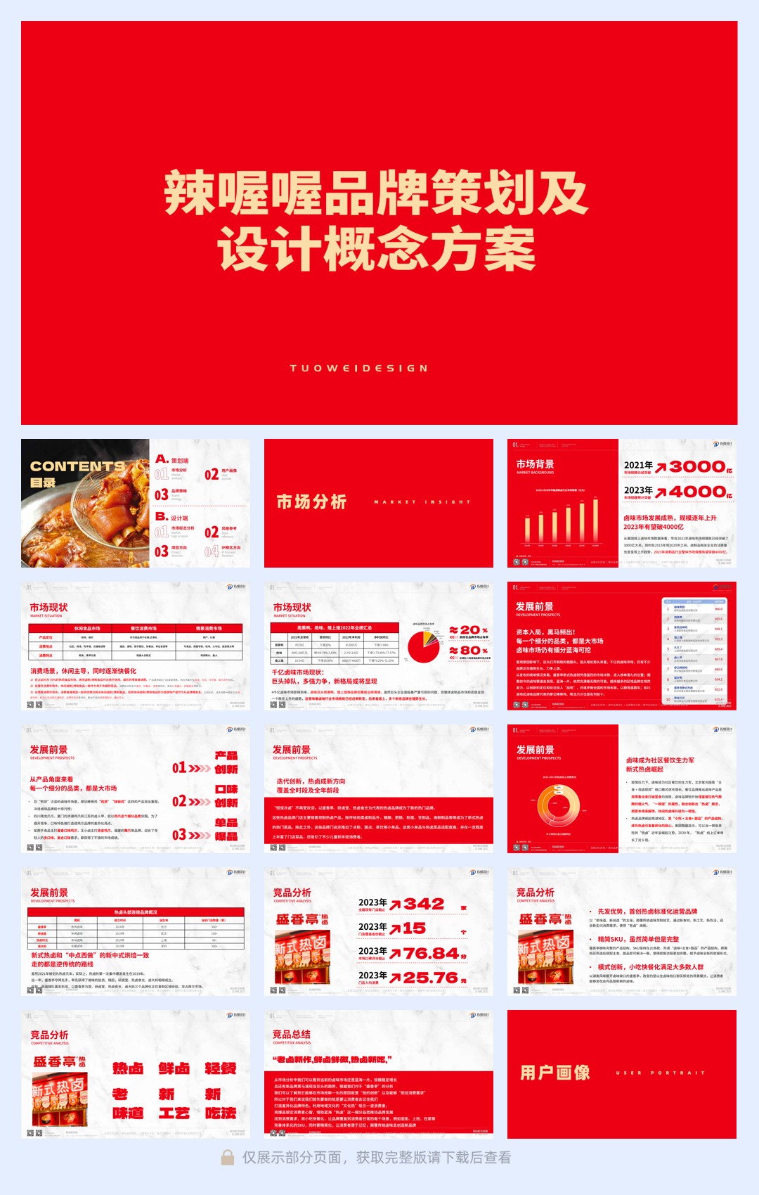 热卤卤味品牌策划及设计概念方案.pdf