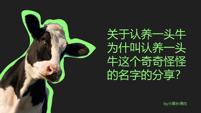 认养一头牛故事链方法论分享.pptx