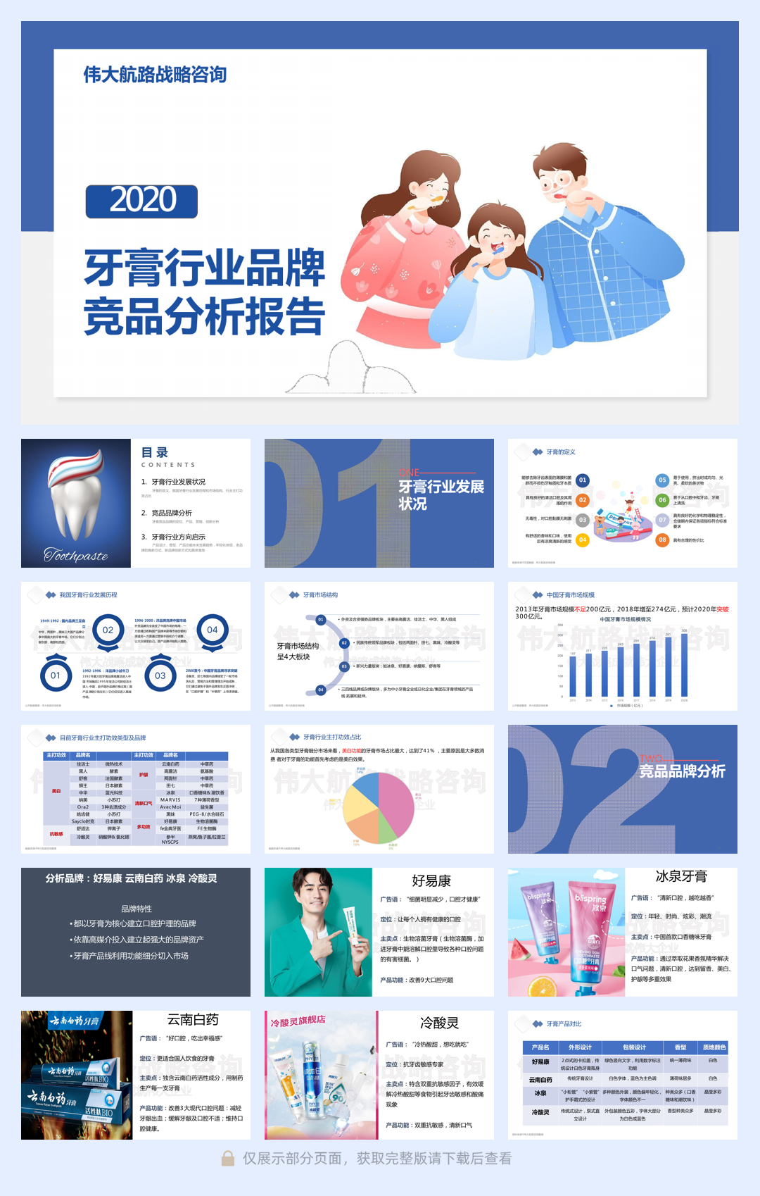 牙膏品牌竞品分析报告-41页.pdf