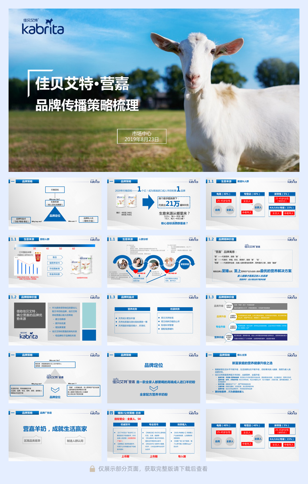 营嘉奶粉品牌传播策略梳理.pdf
