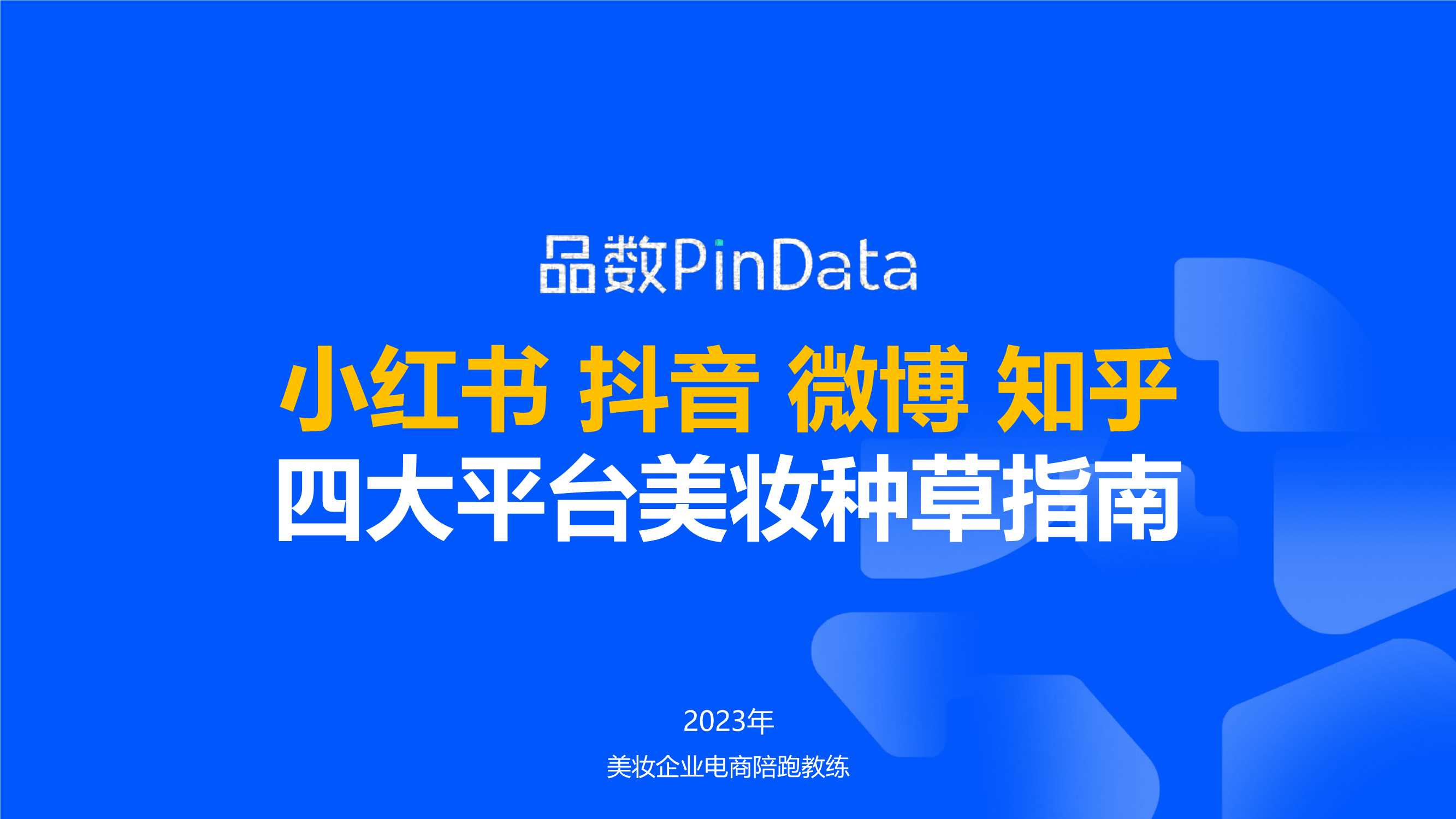 【解数】4大平台美妆品牌种草指南.pdf