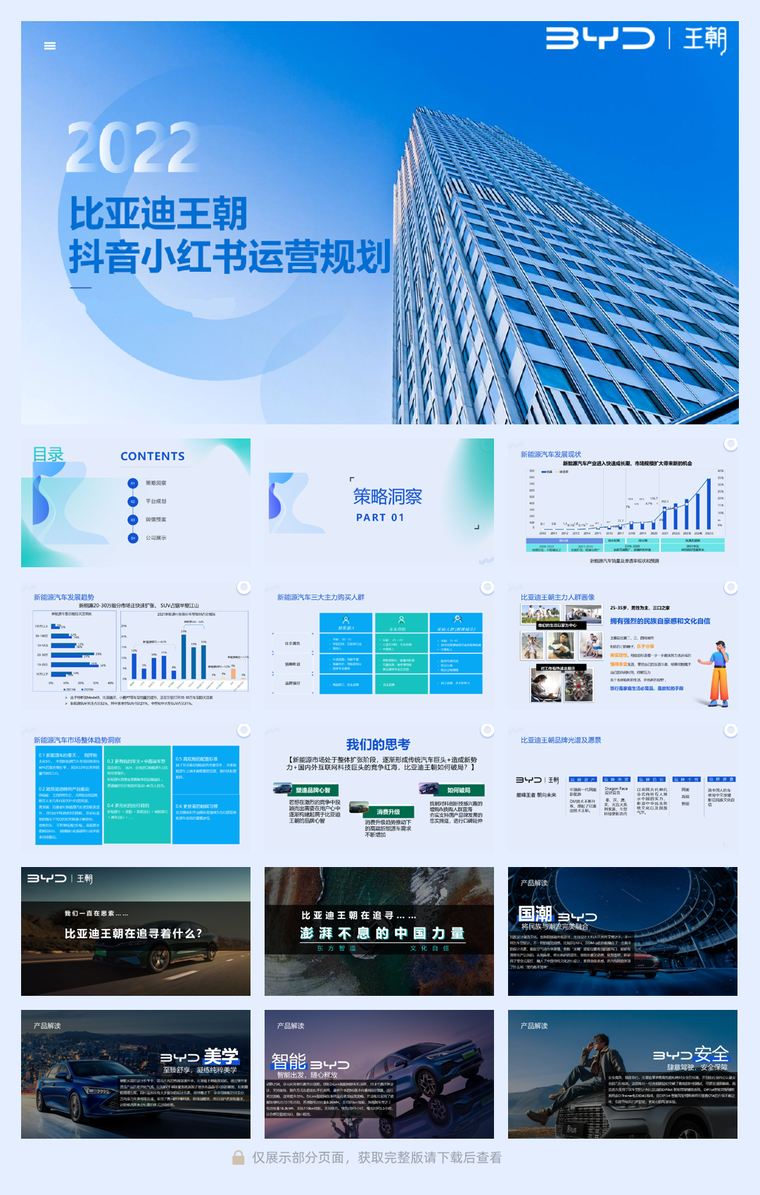 比亚迪王朝抖音小红书规划方案.pdf